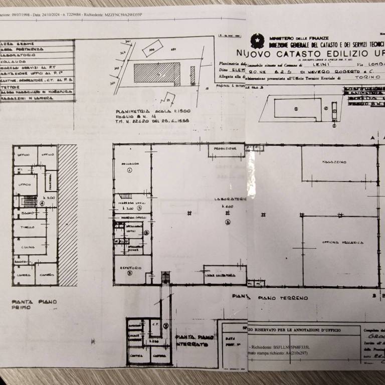 PLAN CAPANNONE UFFICI