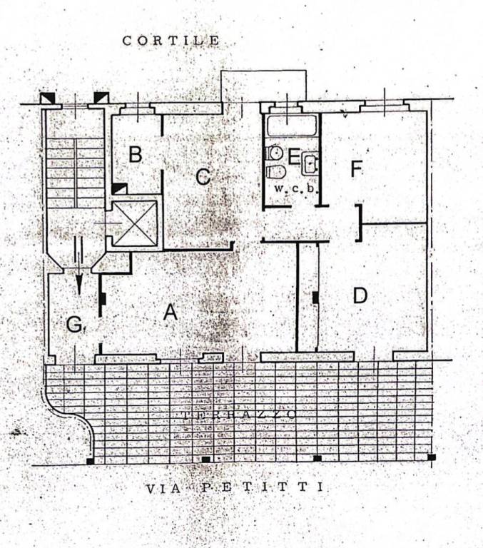 Piantina catastale