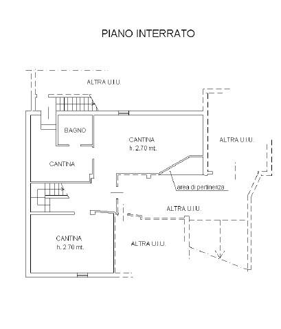 plan x annuncio piano interrato