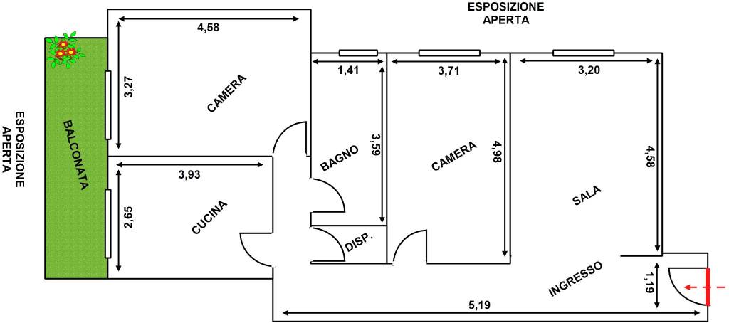 PLANIMETRIA CON MISURE