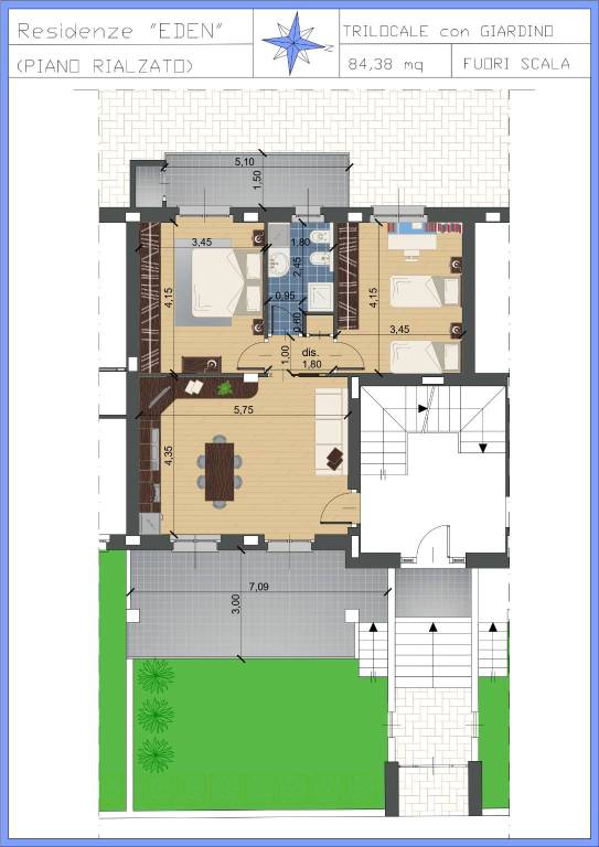 TRILOCALE P.RIALZATO con giardino_page-0002