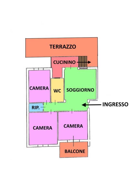 Pln via cavalcanti colorata