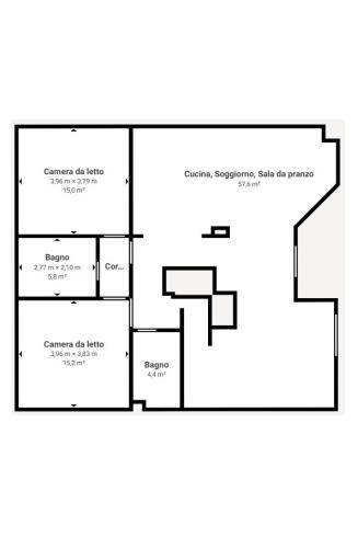 Planimetria Matterport appartamento