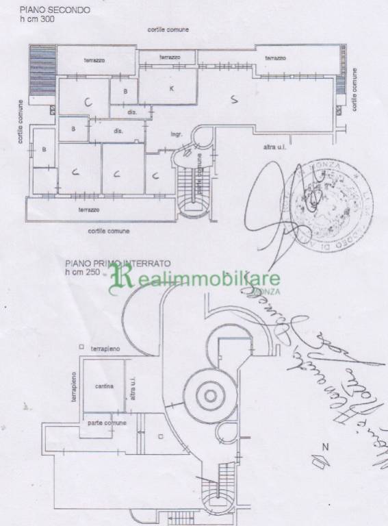 Piantina Siti Via Bellini 25.27