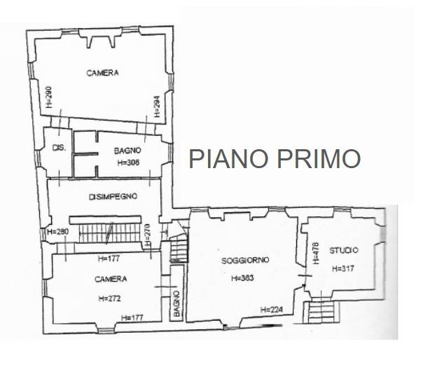 PLANIMETRIA PIANO PRIMO