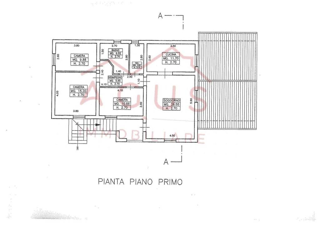 piante casale piano primo