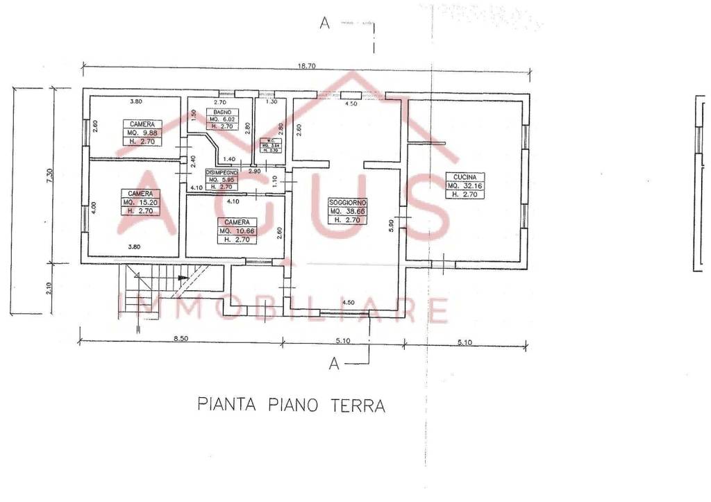 piante casale piano terra