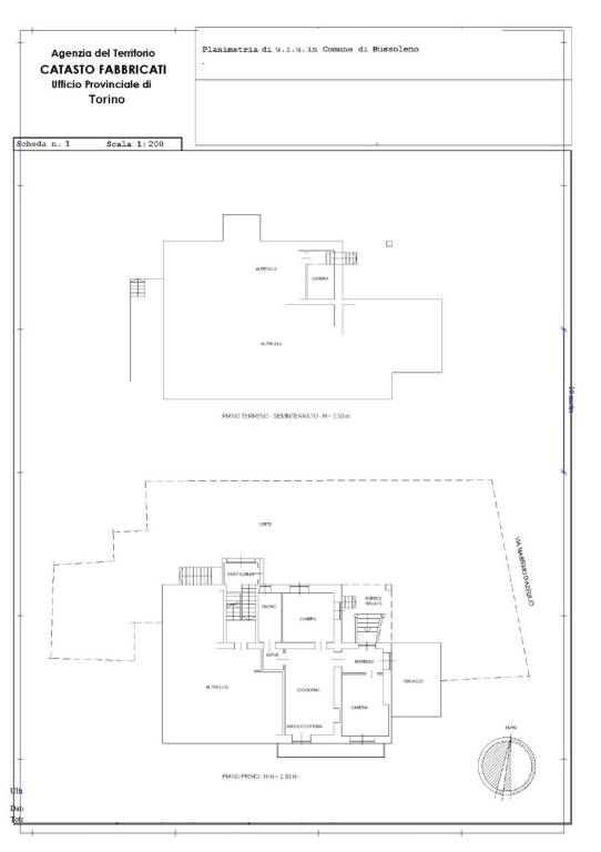 planimetria catastale p 1