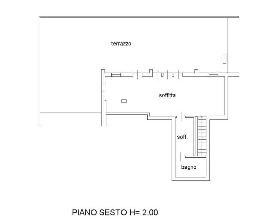 pianta appartamento piano 6