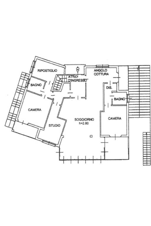 Plan CA.1659 piano terra