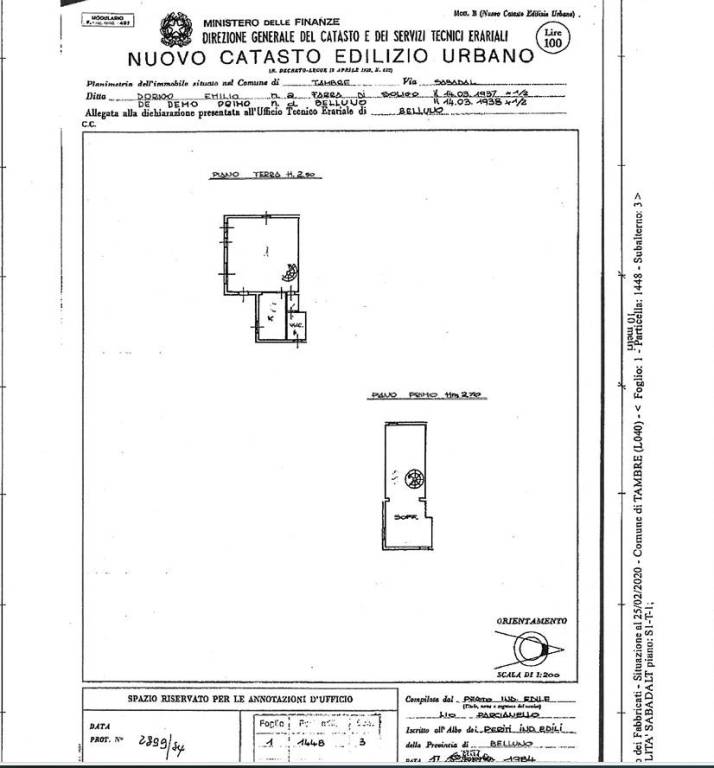 Planimetria appartamento 1