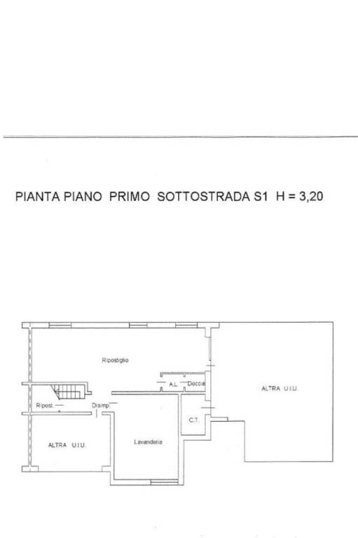 Planimetria sottostrada