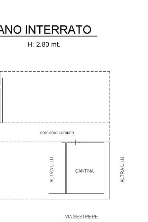 Planimetria cantina