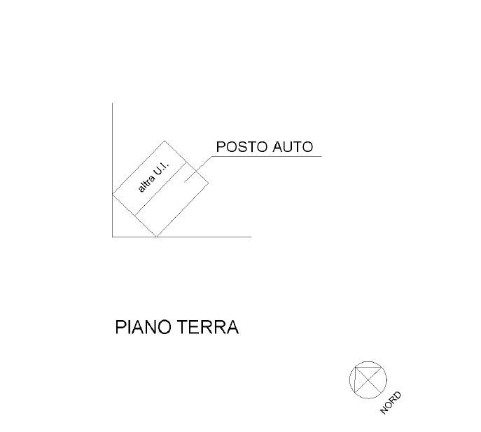 Planimetria posto auto