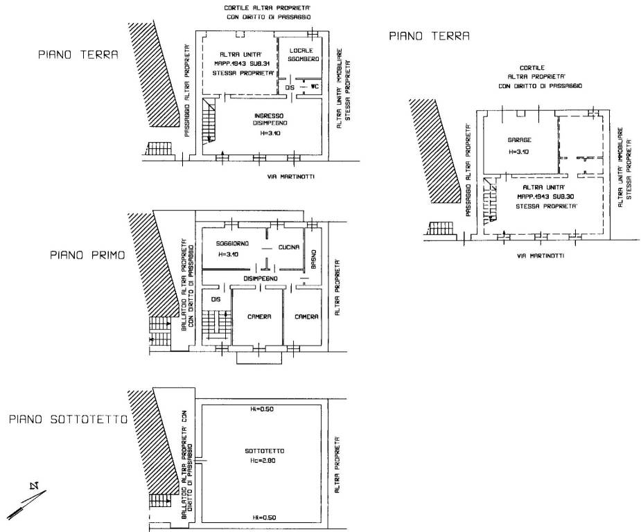 PLANIMETRIA CASA+GARAGE