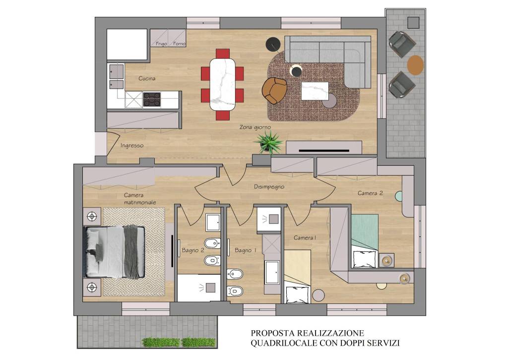 PLANIMETRIA IPOTESI PROGETTUALE