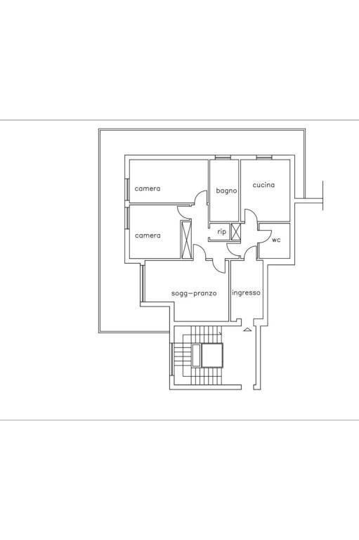 plan. Viale Filopanti 1