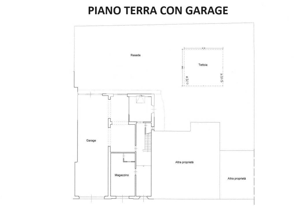 PLAN TERRA CON GARAGE