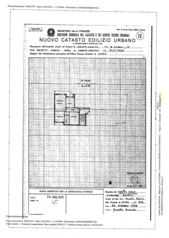 scheda catastale sub 7 1