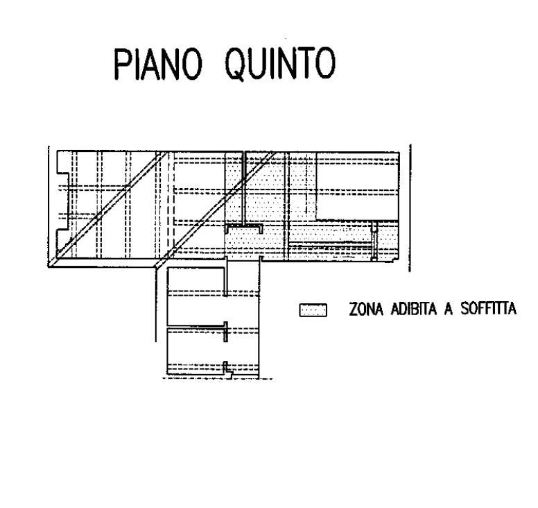 Planimetria piano quinto