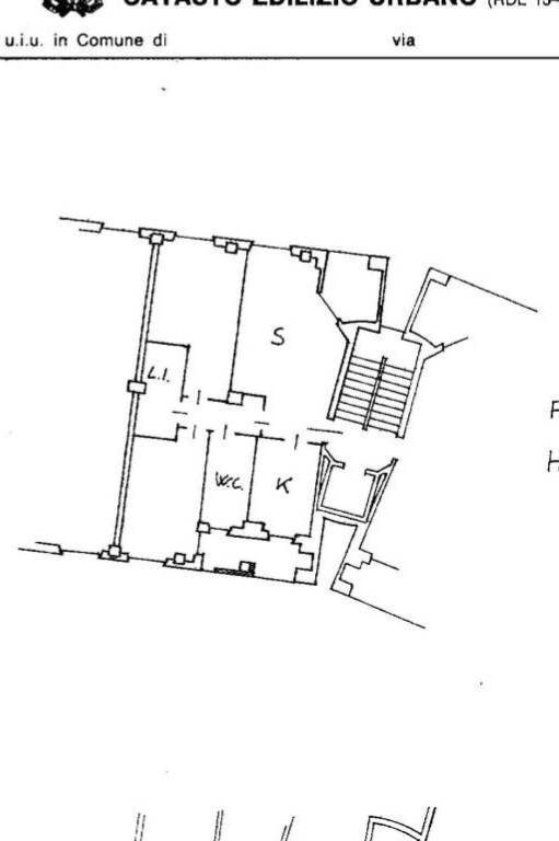 PLANIMETRIA CATASTALE APPARTAMENTO
