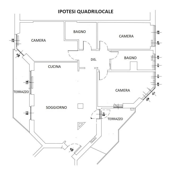 Progetto quadrilocale