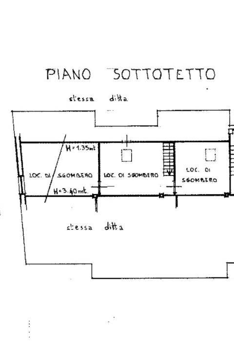 planimetria sottotetto