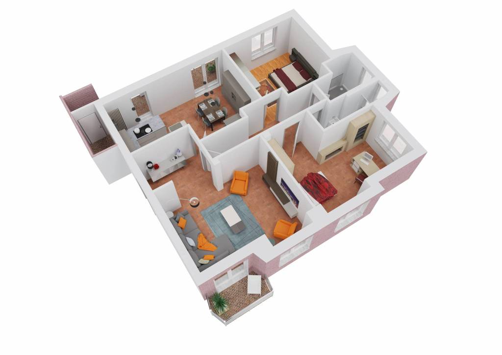 Planimetria 3d vista 2