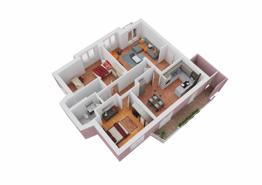 Planimetria 3D vista 1
