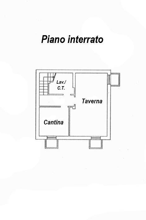 Planimetria piano interrato