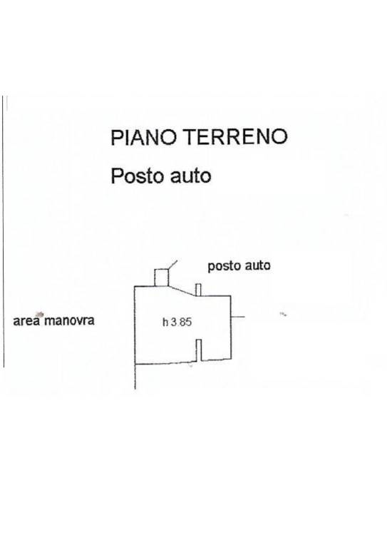 Planimetria posto auto coperto 1