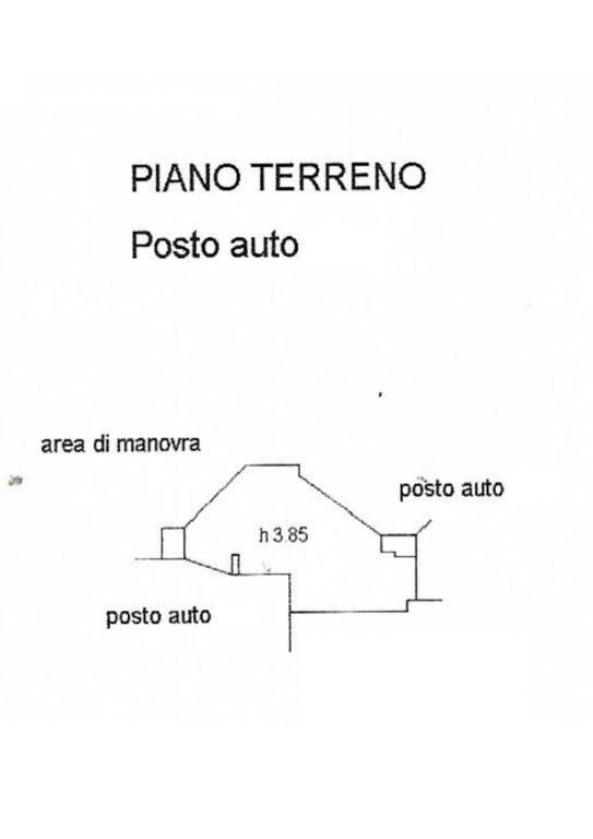 Planimetria posto auto coperto 2