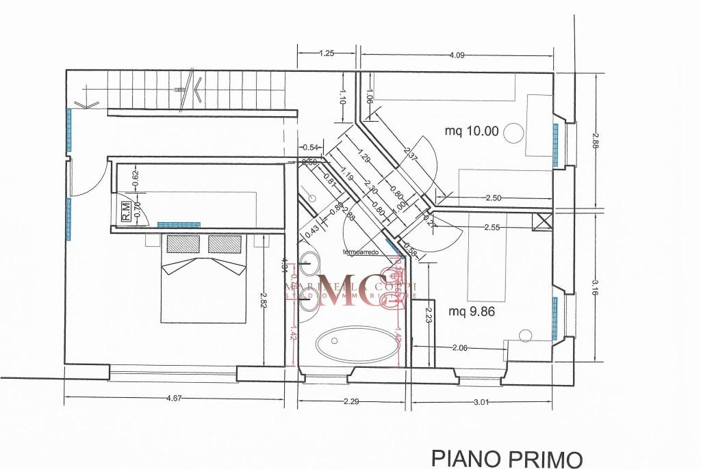 20977 PLANIMETRIA PIANO PRIMO EST