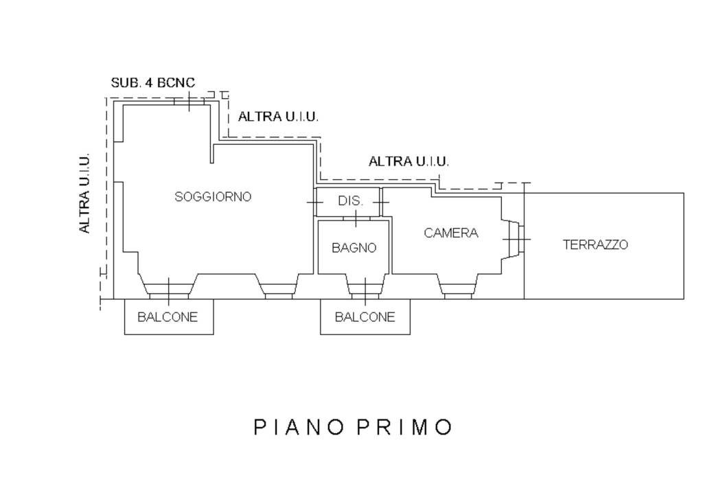 Planimetria appartamento 1