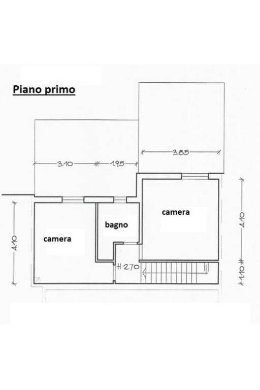 Planimetria Piano primo