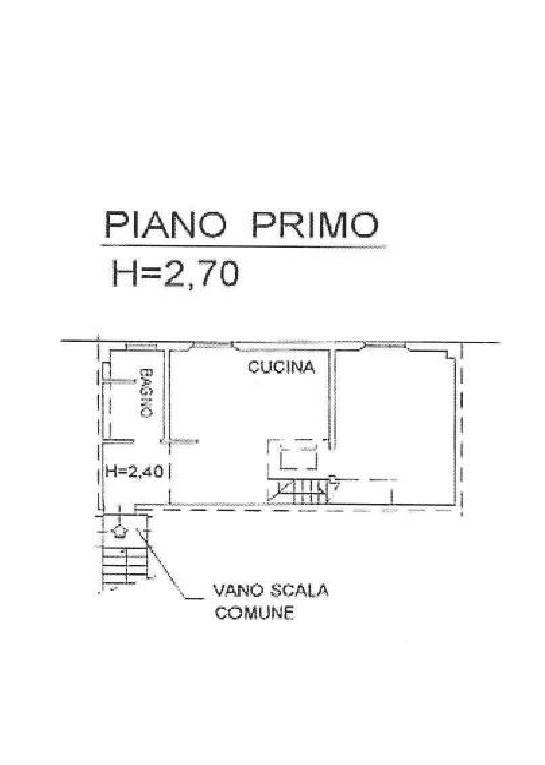 Planimetria piano primo