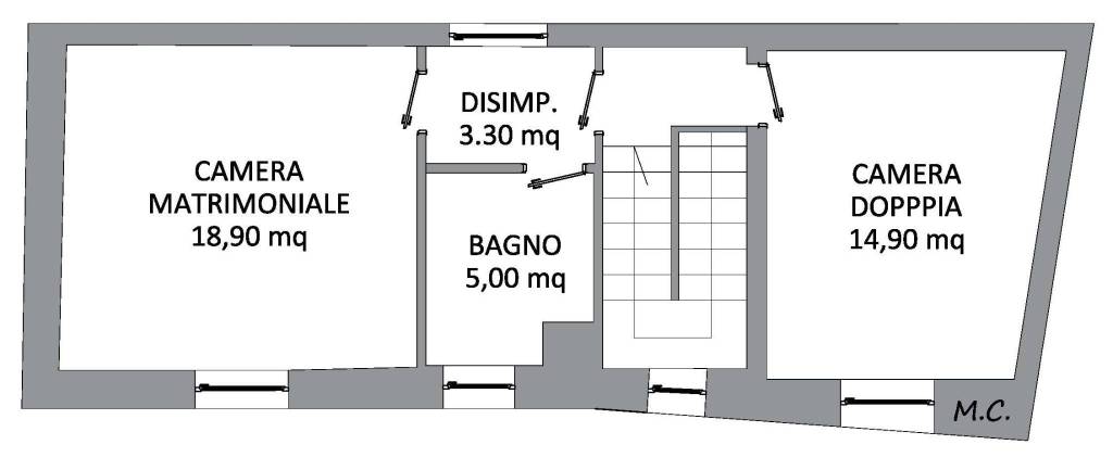 d2 pianta superfici nette p. primo