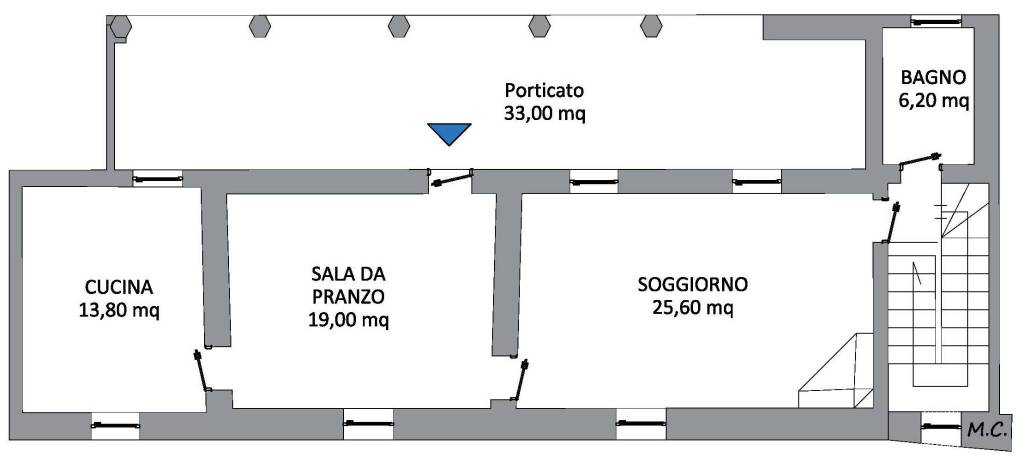 d1 pianta superfici nette p. netta