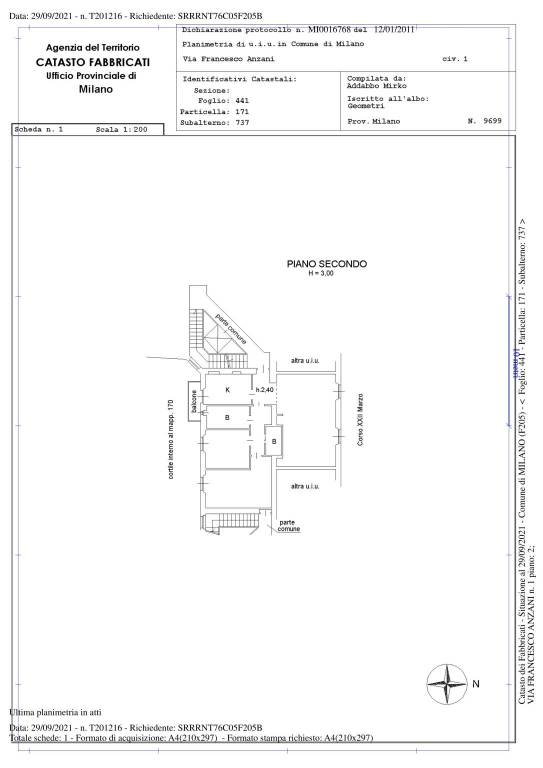 ANZANI PLAN APPARTAMENTO 1