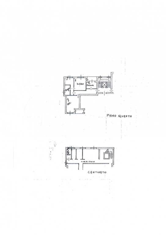 planimetrie appartamento  cantina e box 1