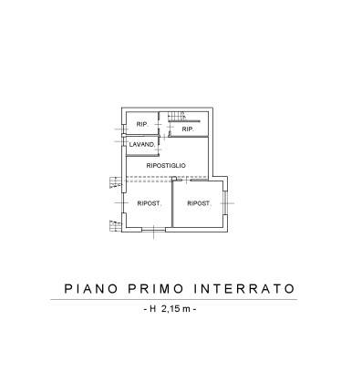 Planimetria piano interrato