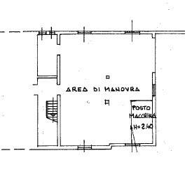 Planimetria garage x pubblicità