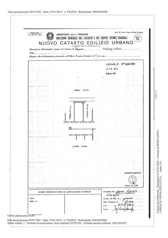 planimetria cantina