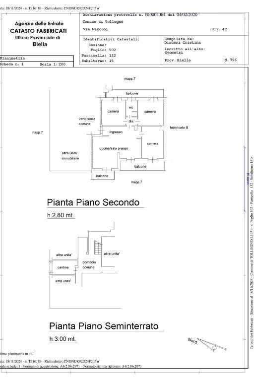 COMUNE TOLLEGNO FGL 502 PART 132 SUB 15 1