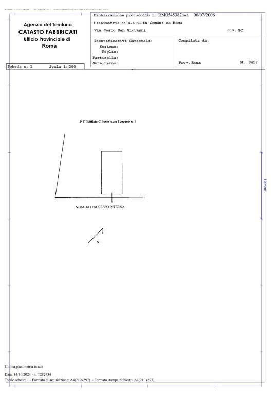 ID 2439 - Planimetria C6 Via Sesto San Giovanni 21