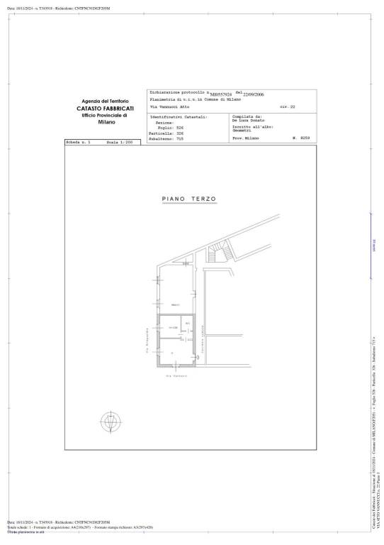 COMUNE MILANO FGL 526 PART 326 SUB 715 1