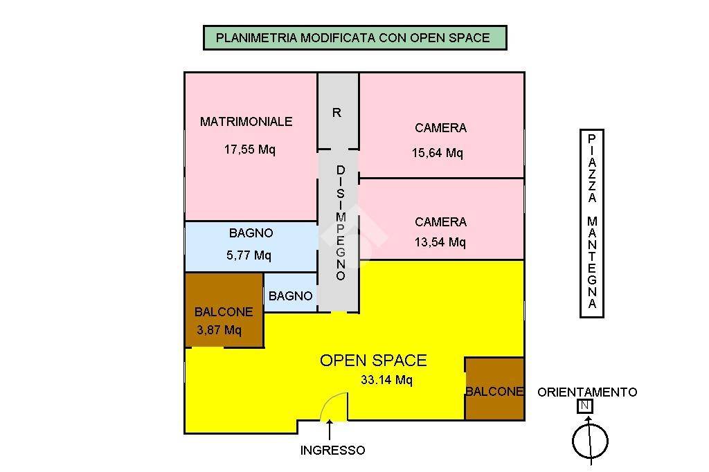 PLANIMETRIA CON OPEN SPACE