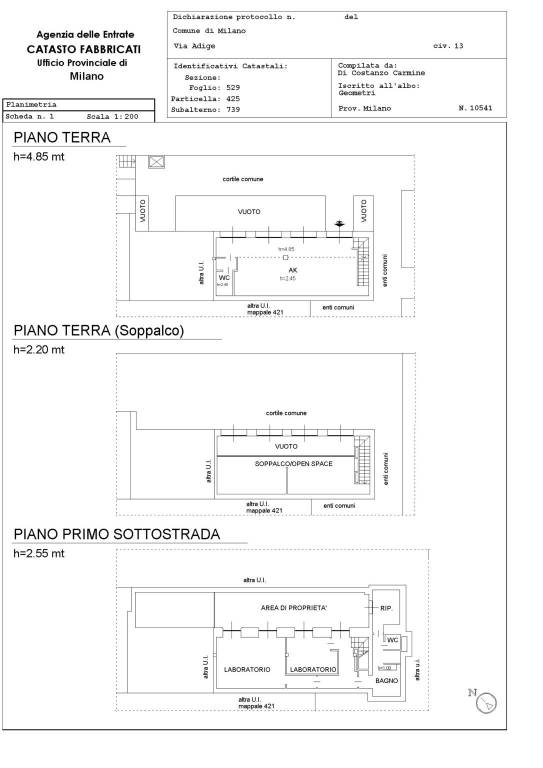 Planimetria Generale T-Soppalco-S1