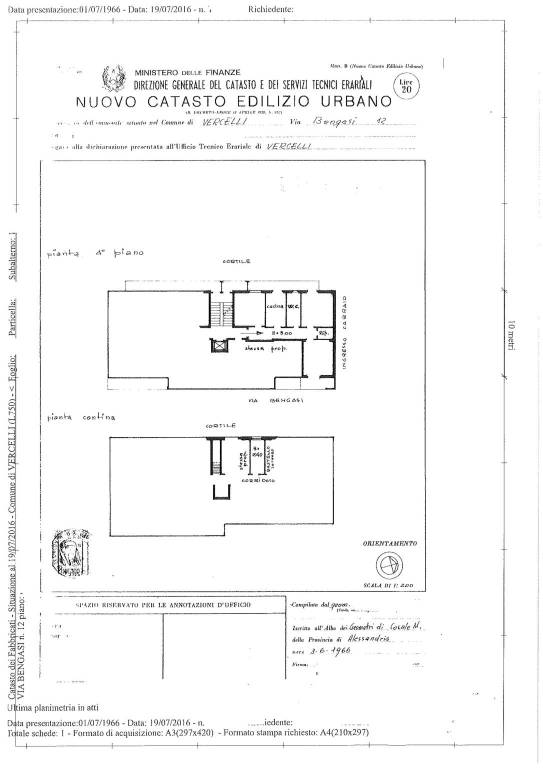 Planimetria alloggio