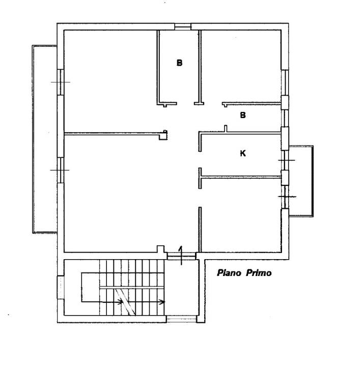 PLN CATASTALE PIANO PRIMO INTERNO 3 via ugolino di